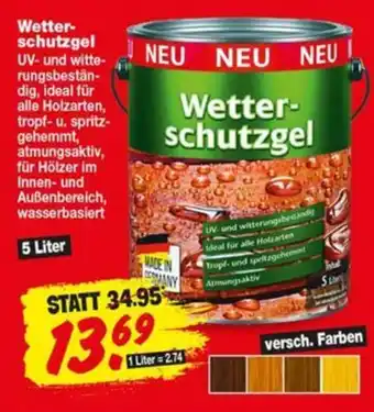 Repo Markt Wetter- schutzgel 5L Angebot