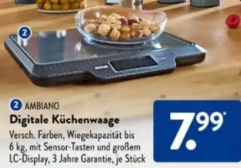 Aldi Süd AMBIANO Digitale Küchenwaage Angebot