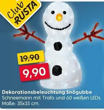 Rusta Dekorationsbeleuchtung Snögubbe Angebot