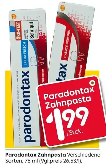 Rusta Parodontax Zahnpasta 75ml Angebot