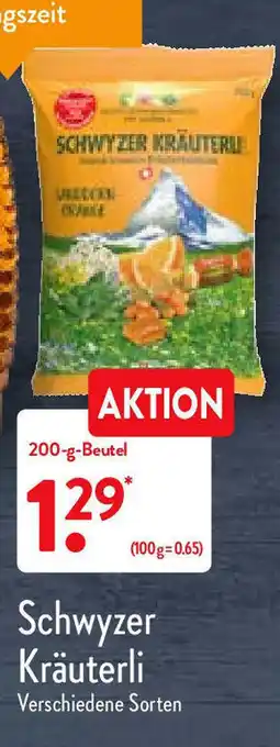 Aldi Nord Schwyzer Krauterli 200g Angebot