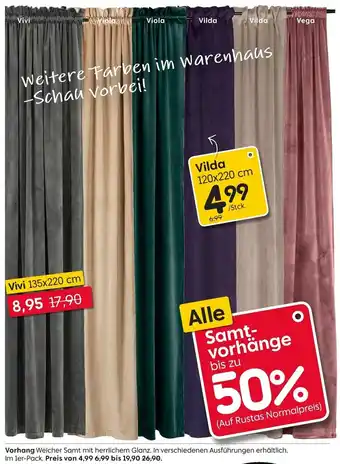 Rusta Vorhang Angebot