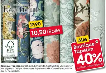 Rusta Boutique Tapeten Angebot