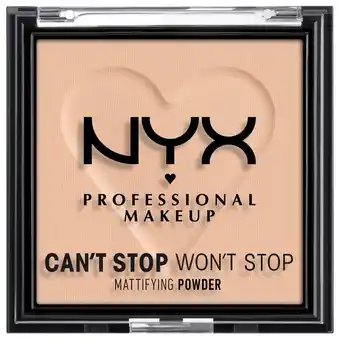 Douglas NYX Professional Makeup Default Brand Line Can't Stop Won't Stop Mattifying Powder Angebot