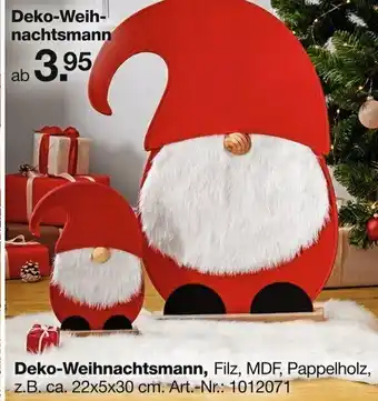 Möbel Inhofer Deko Weihnachtsmann Angebot