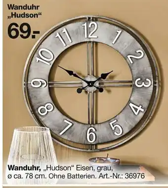 Möbel Inhofer Wanduhr Hudson Angebot