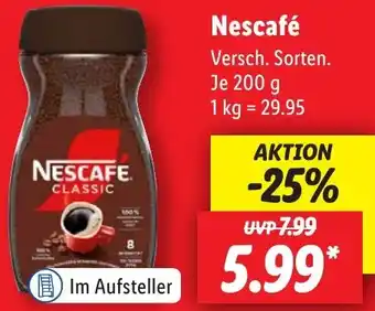 Lidl Nescafé 200 g Angebot