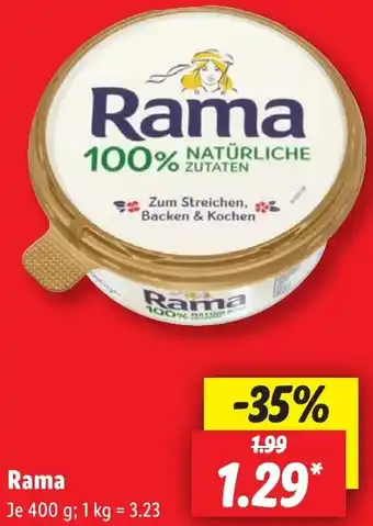 Lidl Rama 400 g Angebot