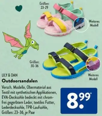 Aldi Süd LILY & DAN Outdoorsandalen Angebot