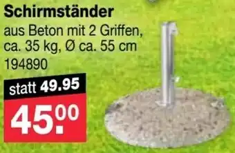 RL-Fundgrube Schirmständer Angebot