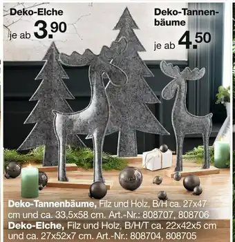 Möbel Inhofer Deko Tannenbäume Angebot