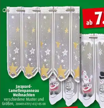 ROLLER Jacquard Lamellenpanneau Weihnachten Angebot