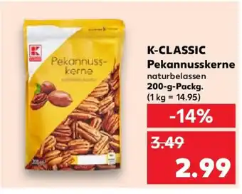 Kaufland K-CLASSIC Pekannusskerne naturbelassen 200-g-Packg. Angebot