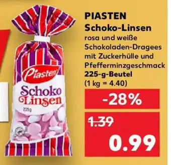 Kaufland PIASTEN Schoko-Linsen225 g Beutel Angebot