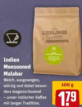 REWE Indien monsooned malabar kaffee Angebot