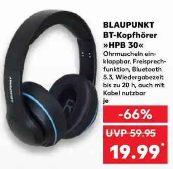 Kaufland BLAUPUNKT BT-Kopfhörer HPB 30 Angebot