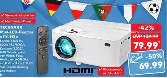 Kaufland TECHNAXX Mini-LED-Beamer TX 113 Angebot