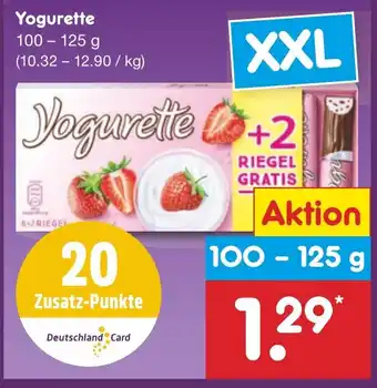 Netto Marken-Discount Yogurette 100-125 g Angebot