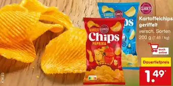 Netto Marken-Discount Kartoffelchips geriffelt 200 g Angebot