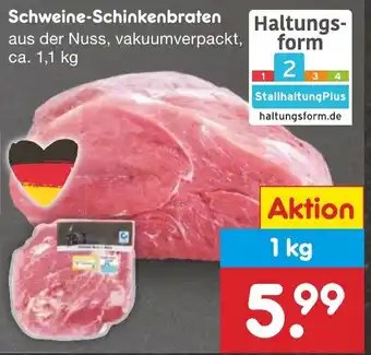 Netto Marken-Discount Schweine-Schinkenbraten 1 kg Angebot