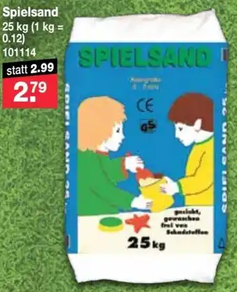 RL-Fundgrube Spielsand 25 kg Angebot