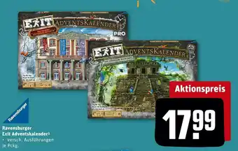 REWE Ravensburger exit adventskalender Angebot