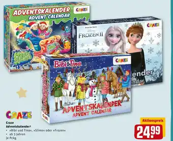 REWE Craze adventskalender Angebot