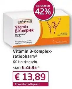 Sabelus XXL Vitamin B-Komplex ratiopharm 60 Hartkapseln Angebot