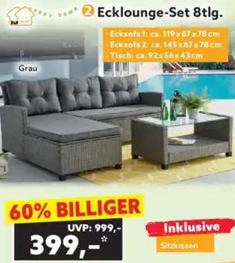 Norma Happy Home Ecklounge-Set 8tlg. Angebot