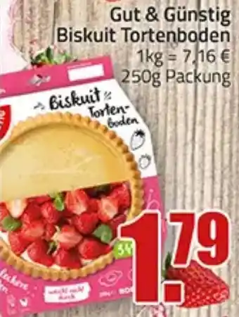 Ihr Frischmarkt Gut & Günstig Biskuit Tortenboden 250g Packung Angebot