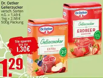 Ihr Frischmarkt Dr. Oetker Gelierzucker 500g Packung Angebot