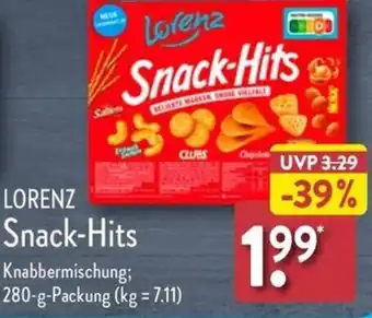 Aldi Nord LORENZ Snack-Hits 280 g Packung Angebot