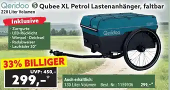 Norma Qeridoo Qubee XL Petrol Lastenanhänger, faltbar Angebot