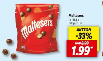 Lidl Maltesers schoko-kugeln Angebot