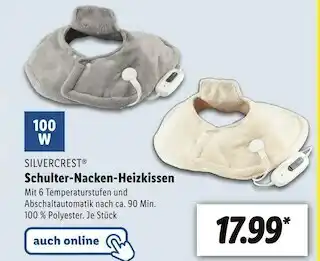 Lidl Silvercrest schulter-nacken-heizkissen Angebot