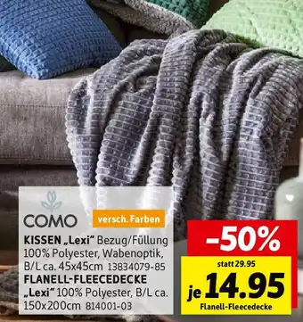 SCONTO Como Flanell-Fleecedecke Angebot