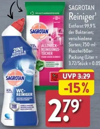 Aldi Nord SAGROTAN Reiniger Angebot