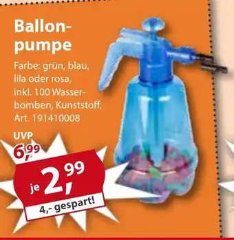 Sonderpreis Baumarkt Ballonpumpe Angebot