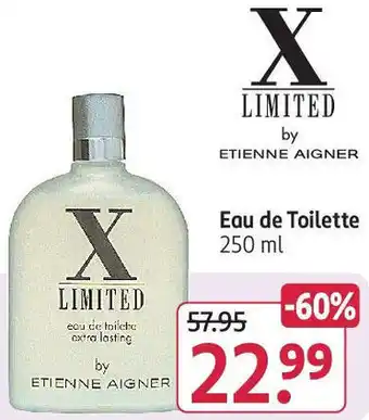 Rossmann X LIMITED by ETIENNE AIGNER Eau de Toilette 250 ml Angebot