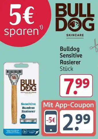 Rossmann Bulldog Sensitive Rasierer Angebot