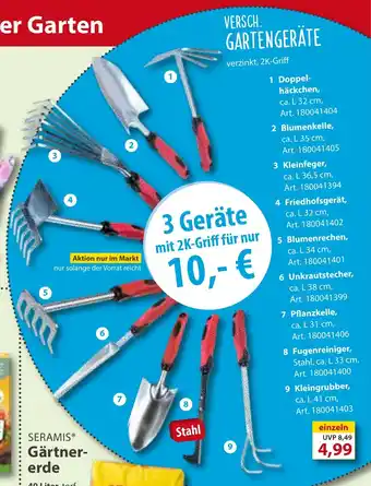 Sonderpreis Baumarkt VERSCH. GARTENGERÄTE Angebot