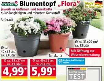 Norma Powertec Garden Blumentopf ,,Flora" Angebot