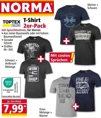 Norma TOPTEX T-Shirt 2er-Pack Angebot