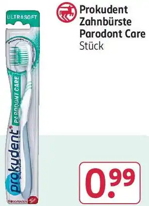 Rossmann Prokudent Zahnbürste Parodont Care Angebot