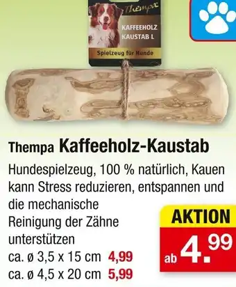 Zimmermann Thempa Kaffeeholz-Kaustab Angebot