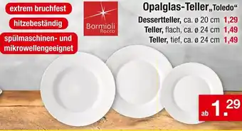 Zimmermann Bormioli Rocco Opalglas-Teller ,,Toledo" Angebot