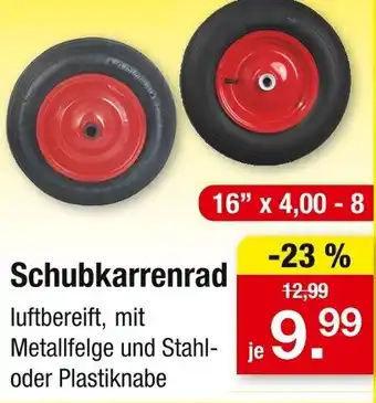 Zimmermann Schubkarrenrad Angebot