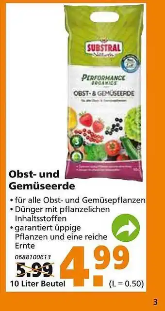 Globus Baumarkt Obst-und Gemüseerde Angebot