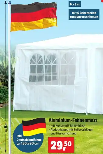 Thomas Philipps Aluminium-Fahnenmast Angebot