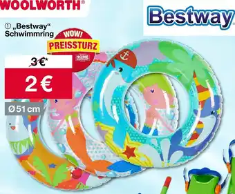 Woolworth Bestway Schwimmring Angebot